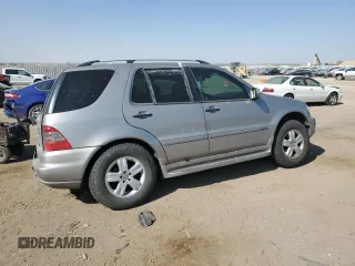 2005 Mercedes-Benz M-Class 3.7L with VIN 4JGAB57E75A557711, listed as a Copart auction lot 75299904 with 0 mi miles and Salvage Title. Bid and sale history available at carsss.com. Image 3.