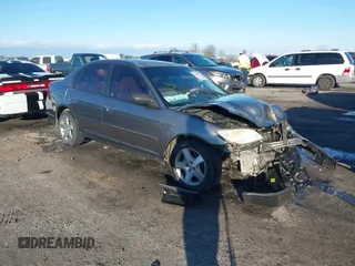 2004 Honda Civic EX with VIN 2HGES26804H624604, listed as a IAAI auction lot 41288262 with 294,964 mi miles. Bid and sale history available at carsss.com. Image 1.