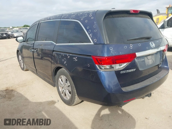 2015 Honda Odyssey EX-L z VIN 5FNRL5H62FB008681, wystawiony jako IAAI lot #42060381 z przebiegiem 128 372 mil mil oraz . Historia ofert i sprzedaży dostępna na DreamBid. Obrazek 3.