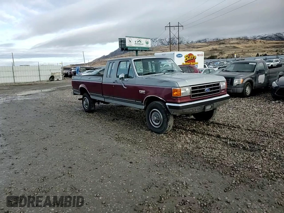 1990 Ford F-250 with VIN 1FTHX26H9LKA97005, listed as a Copart auction lot 86840874 with 111,275 mi miles and Salvage title. Bid and sale history available at DreamBid. Image 10.