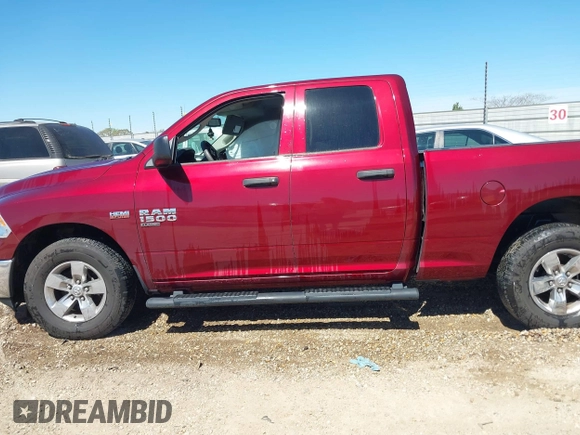 2019 Ram 1500 Classic Tradesman with VIN 1C6RR6FT8KS704222, listed as a IAAI auction lot 41825575 with 117,040 mi miles. Bid and sale history available at carsss.com. Image 14.