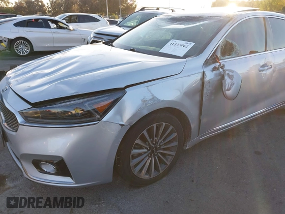 2017 Kia Cadenza Limited with VIN KNALC4J14H5090560, listed as a IAAI auction lot 41133962 with 108,113 mi miles. Bid and sale history available at carsss.com. Image 6.