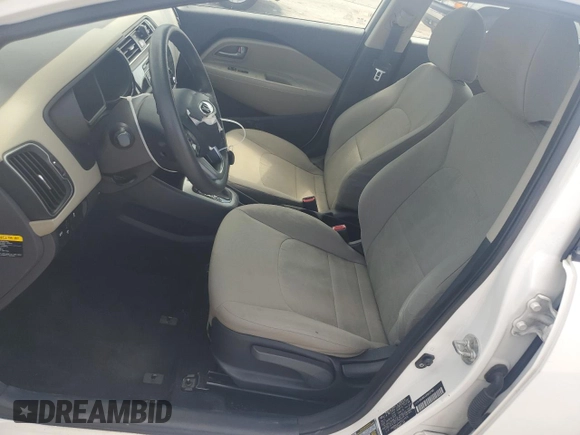 2016 Kia Rio LX with VIN KNADM4A36G6557926, listed as a Copart auction lot 69578864 with 137,404 mi miles and Salvage Title. Bid and sale history available at DreamBid. Image 7.