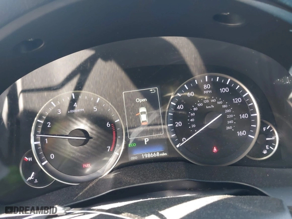 2016 Lexus ES 350 with VIN 58ABK1GG6GU006081, listed as a IAAI auction lot 41921222 with 198,668 mi miles. Bid and sale history available at carsss.com. Image 7.