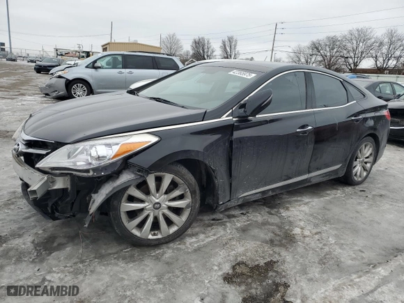 2013 Hyundai Azera with VIN KMHFH4JG2DA284359, listed as a Copart auction lot 42365975 with 132,610 mi miles and Salvage Title. Bid and sale history available at carsss.com. Image 1.