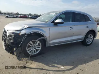 2023 Audi Q5 S line Premium with VIN WA1GAAFY3P2098710, listed as a Copart auction lot 49141035 with 24,303 mi miles and Salvage title. Bid and sale history available at DreamBid. Image 1.
