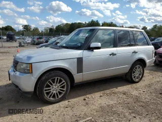 2010 Land Rover Range Rover HSE with VIN SALME1D4XAA318847, listed as a Copart auction lot 84735474 with 184,777 mi miles and Salvage title. Bid and sale history available at DreamBid. Image 1.