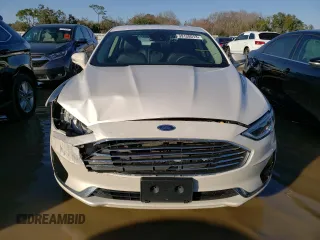 2019 Ford Fusion Hybrid SEL with VIN 3FA6P0MU0KR214689, listed as a Copart auction lot 39128013 with 51,443 mi miles. Bid and sale history available at carsss.com. Image 5.