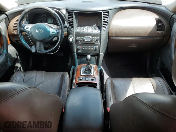 2017 Infiniti QX70 with VIN JN8CS1MW7HM411920, listed as a Copart auction lot 63930635 with Not provided miles and Clean title. Bid and sale history available at DreamBid. Image 8.