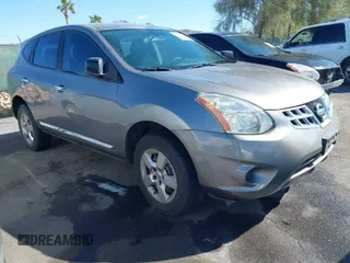 2013 Nissan Rogue S with VIN JN8AS5MT5DW025015, listed as a IAAI auction lot 41913479 with 117,836 mi miles. Bid and sale history available at carsss.com. Image 1.