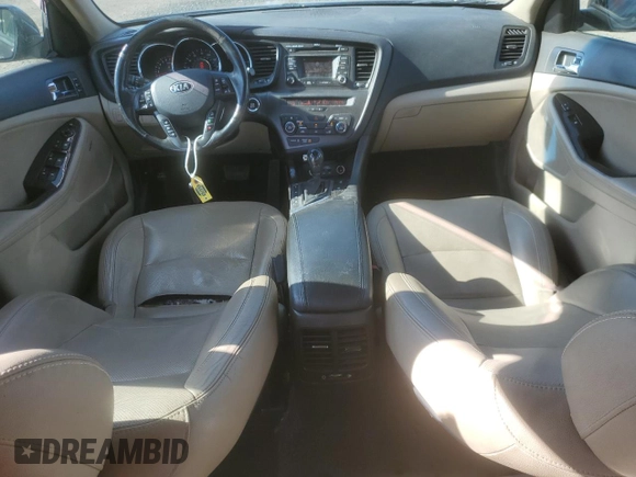 2013 Kia Optima EX with VIN 5XXGN4A71DG259068, listed as a Copart auction lot 54130825 with 162,778 mi miles and Salvage Title. Bid and sale history available at carsss.com. Image 8.