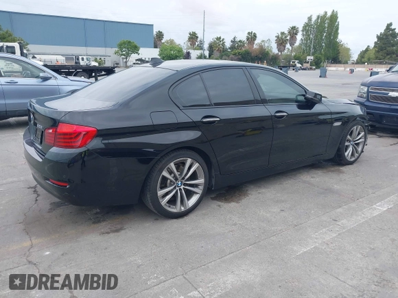 2016 BMW 5 Series 528i with VIN WBA5A5C50GD527995, listed as a IAAI auction lot 42110252 with 78,580 mi miles. Bid and sale history available at carsss.com. Image 4.