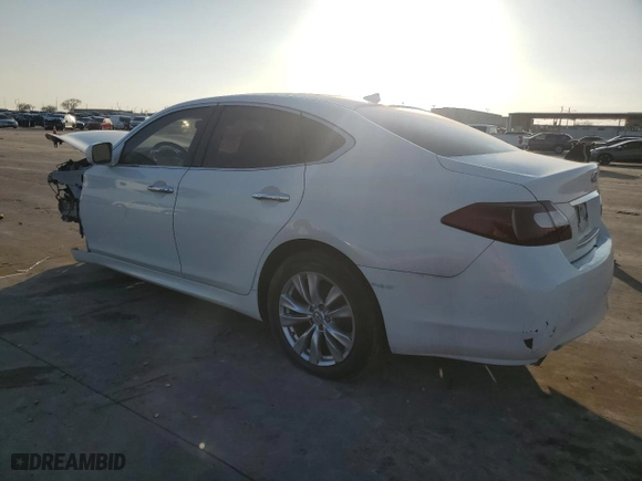 2012 Infiniti M37 with VIN JN1BY1APXCM335382, listed as a Copart auction lot 44333955 with 0 miles and Clean Title. Bid and sale history available at carsss.com. Image 2.