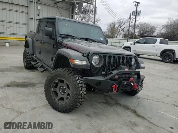 2020 Jeep Gladiator Rubicon with VIN 1C6JJTBG1LL147385, listed as a Copart auction lot 46136215 with 33,814 mi miles and Clean Title. Bid and sale history available at DreamBid. Image 10.