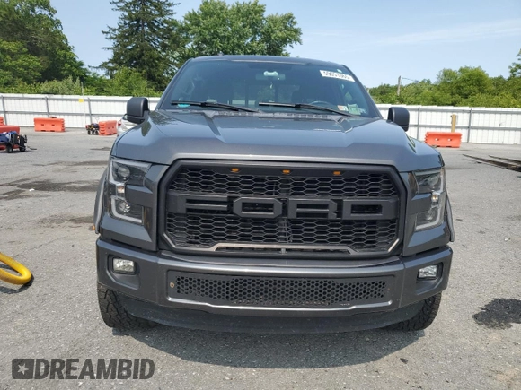 2017 Ford F-150 XL with VIN 1FTFX1EG1HFB03745, listed as a Copart auction lot 59051365 with 99,111 mi miles and Salvage title. Bid and sale history available at DreamBid. Image 5.