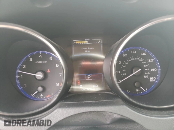 2016 Subaru Outback Limited с VIN 4S4BSENC5G3210777, выставлен на аукционе Copart как лот 62590525 с пробегом 73 252 миль миль и Списание • Salvage title. История ставок и продаж доступна на DreamBid. Изображение 9.