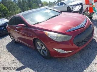 2012 Hyundai Sonata Hybrid with VIN KMHEC4A44CA021935, listed as a IAAI auction lot 42037442 with 139,075 mi miles. Bid and sale history available at carsss.com. Image 1.