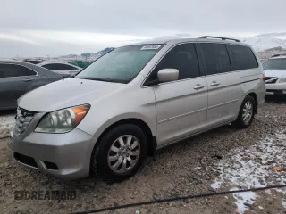 2008 Honda Odyssey EX with VIN 5FNRL38408B044570, listed as a Copart auction lot 44807665 with 168,874 mi miles and Salvage Title. Bid and sale history available at carsss.com. Image 1.