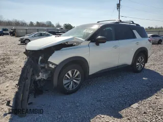 2022 Nissan Pathfinder SL with VIN 5N1DR3CC2NC243731, listed as a Copart auction lot 48630395 with 87,962 mi miles and Salvage title. Bid and sale history available at DreamBid. Image 1.