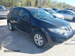 2014 Nissan Murano LE with VIN JN8AZ1MU5EW408855, listed as a IAAI auction lot 41851545 with 94,525 mi miles. Bid and sale history available at carsss.com. Image 1.