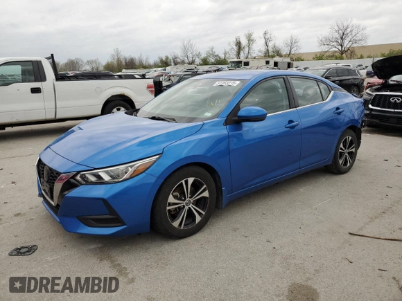 2020 Nissan Sentra SV z VIN 3N1AB8CV6LY260551, wystawiony jako Copart lot #51283215 z przebiegiem 71 434 mil mil oraz Szkoda całkowita • Salvage title. Historia ofert i sprzedaży dostępna na DreamBid. Obrazek 1.