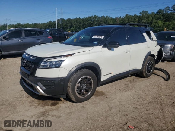 2023 Nissan Pathfinder Rock Creek with VIN 5N1DR3BD4PC269051, listed as a Copart auction lot 52195995 with 30,328 mi miles and Salvage title. Bid and sale history available at DreamBid. Image 1.