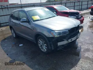 2016 BMW X3 xDrive28i with VIN 5UXWX9C52G0D89897, listed as a IAAI auction lot 41698047 with 170,928 mi miles. Bid and sale history available at carsss.com. Image 1.