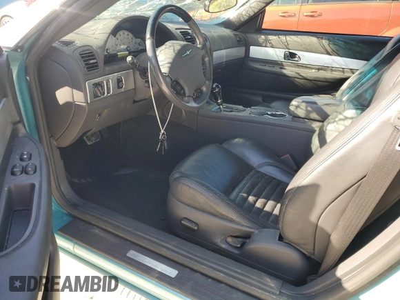 2002 Ford Thunderbird Hardtop Premium with VIN 1FAHP60A32Y108035, listed as a Copart auction lot 41422055 with 28,863 mi miles and Salvage Title. Bid and sale history available at DreamBid. Image 8.