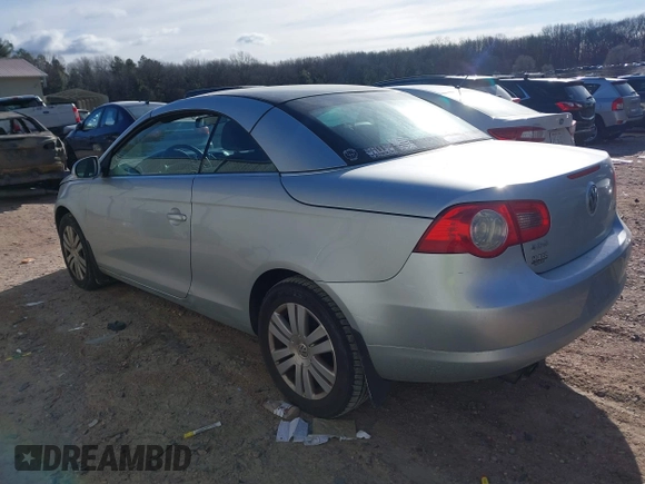 2007 Volkswagen Eos with VIN WVWAA71F27V049193, listed as a IAAI auction lot 41449556 with 144,680 mi miles and . Bid and sale history available at DreamBid. Image 3.