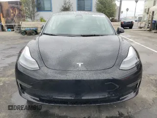 2023 Tesla Model 3 with VIN 5YJ3E1EA1PF677592, listed as a Copart auction lot 47621875 with 12,247 mi miles and Salvage Title. Bid and sale history available at DreamBid. Image 5.