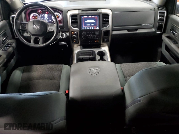 2018 Ram 1500 Big Horn with VIN 3C6RR7LTXJG198280, listed as a Copart auction lot 47587635 with 80,998 mi miles and Salvage Title. Bid and sale history available at carsss.com. Image 8.