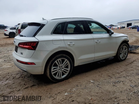 2018 Audi Q5 Premium Plus with VIN WA1BNAFY9J2098068, listed as a Copart auction lot 56207175 with 89,418 mi miles and Salvage title. Bid and sale history available at DreamBid. Image 3.