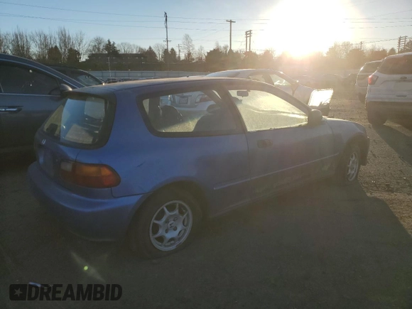 1993 Honda Civic z VIN 2HGEH2375PH525047, wystawiony jako Copart lot #42850335 z przebiegiem 230 394 mil mil oraz Czysty tytuł • Clean title. Historia ofert i sprzedaży dostępna na DreamBid. Obrazek 3.
