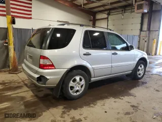 2002 Mercedes-Benz M-Class with VIN 4JGAB54E22A309625, listed as a Copart auction lot 51300405 with 90,227 mi miles and Salvage Title. Bid and sale history available at carsss.com. Image 3.