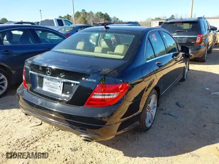 2013 Mercedes-Benz C-Class C 300 Sport with VIN WDDGF8AB1DA812151, listed as a IAAI auction lot 41814561 with 158,639 mi miles. Bid and sale history available at carsss.com. Image 4.
