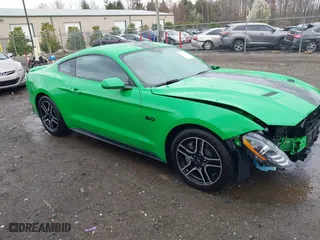 2019 Ford Mustang GT with VIN 1FA6P8CF0K5120350, listed as a IAAI auction lot 41828964 with 6,136 mi miles. Bid and sale history available at carsss.com. Image 1.