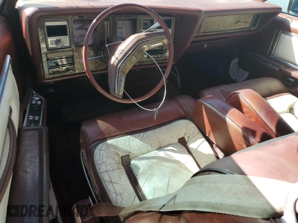 1978 Lincoln Continental with VIN 8Y89A867542, listed as a Copart auction lot 74986584 with 63,459 mi miles and Non Repairable. Bid and sale history available at DreamBid. Image 8.