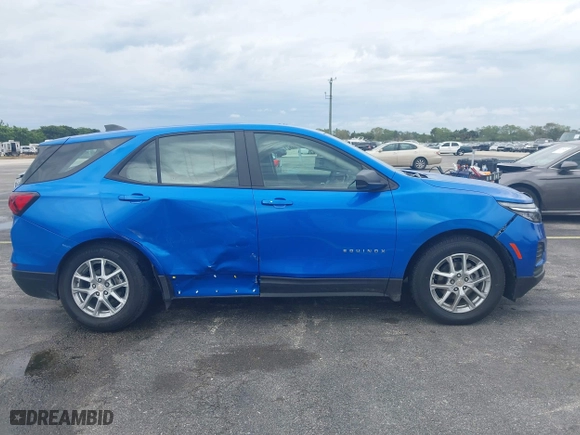 2024 Chevrolet Equinox LS with VIN 3GNAXHEG0RL119520, listed as a IAAI auction lot 41642617 with 13,845 mi miles. Bid and sale history available at carsss.com. Image 13.