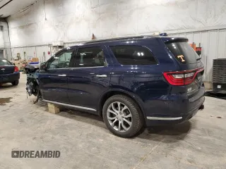 2017 Dodge Durango Citadel Platinum z VIN 1C4RDJEG8HC935543, wystawiony jako Copart lot #56959185 z przebiegiem 150 536 mil mil oraz Nie do naprawy • Non repairable. Historia ofert i sprzedaży dostępna na DreamBid. Obrazek 2.