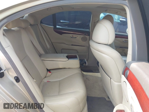 2011 Lexus LS 460 with VIN JTHBL5EF9B5102671, listed as a IAAI auction lot 42387699 with 199,492 mi miles and . Bid and sale history available at DreamBid. Image 8.