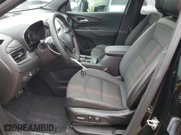 2024 Chevrolet Equinox RS with VIN 3GNAXMEG9RL195486, listed as a Copart auction lot 51311165 with 25,435 mi miles and Salvage Title. Bid and sale history available at DreamBid. Image 7.