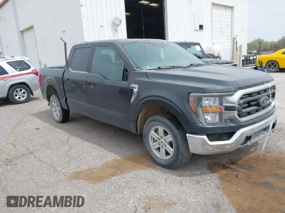 2021 Ford F-150 XL with VIN 1FTEW1C82MKD57251, listed as a IAAI auction lot 41888553 with 75,813 mi miles. Bid and sale history available at carsss.com. Image 1.