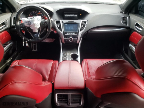 2018 Acura TLX w/A-SPEC Pkg with VIN 19UUB2F61JA009029, listed as a Copart auction lot 43001555 with 66,405 mi miles and Salvage Title. Bid and sale history available at carsss.com. Image 8.