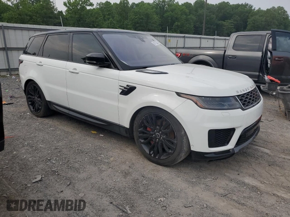 2020 Land Rover Range Rover Sport HSE with VIN SALWR2SU0LA896724, listed as a Copart auction lot 59272225 with Not provided miles and Clean title. Bid and sale history available at DreamBid. Image 4.