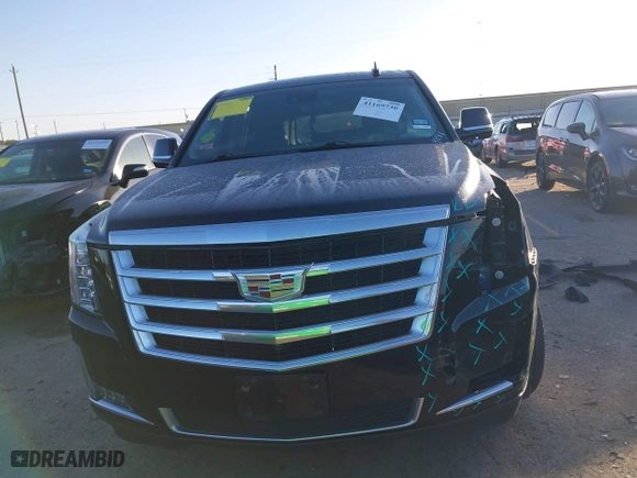 2020 Cadillac Escalade Luxury with VIN 1GYS3BKJ0LR159841, listed as a IAAI auction lot 41169730 with 84,246 mi miles. Bid and sale history available at carsss.com. Image 12.
