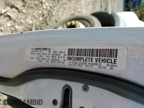 2014 Ram 4500 Tradesman с VIN 3C7WRLFL1EG156105, выставлен на аукционе Copart как лот 85921604 с пробегом 270 169 миль миль и Чистый • Clean title. История ставок и продаж доступна на DreamBid. Изображение 12.