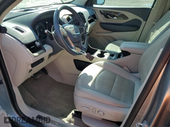 2023 GMC Terrain Denali with VIN 3GKALXEG6PL138220, listed as a Copart auction lot 50645235 with 57,048 mi miles and Salvage title. Bid and sale history available at DreamBid. Image 7.
