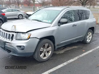 2014 Jeep Compass Sport with VIN 1C4NJDBB8ED734667, listed as a IAAI auction lot 41836914 with 221,028 mi miles. Bid and sale history available at carsss.com. Image 17.
