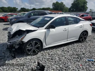 2022 Nissan Sentra SR with VIN 3N1AB8DV7NY272368, listed as a Copart auction lot 52695165 with 27,830 mi miles and Non Repairable. Bid and sale history available at carsss.com. Image 1.