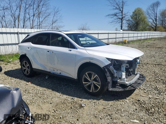 2023 Lexus RX 350 with VIN 2T2BAMCA1PC033568, listed as a Copart auction lot 51253485 with 27,375 mi miles and Salvage Title. Bid and sale history available at DreamBid. Image 4.